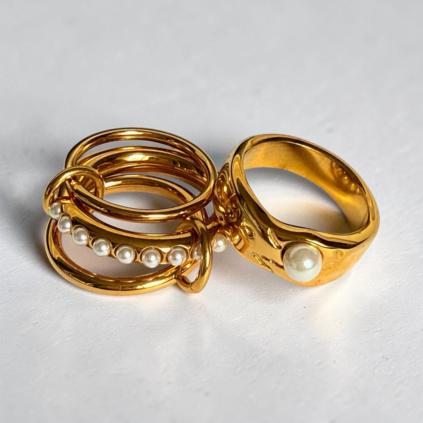Pearl Stacker Ring