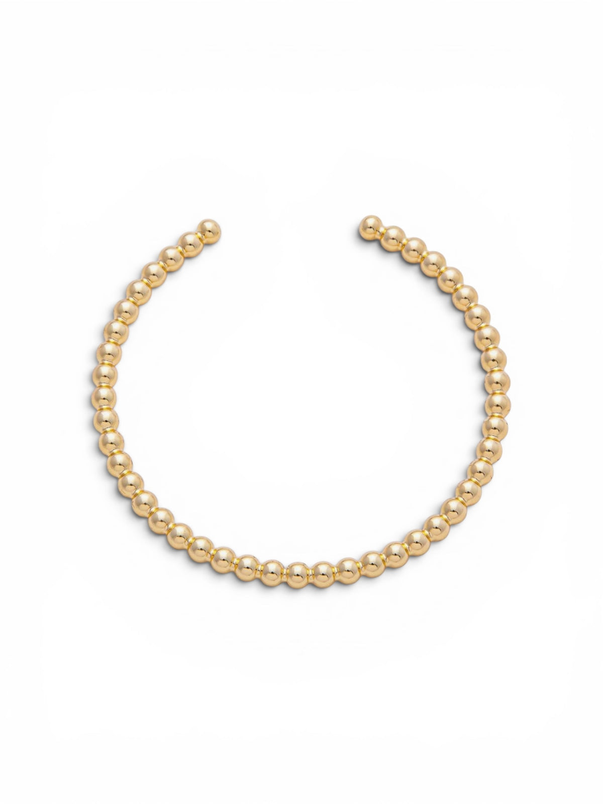 Beaded Gold Cuff