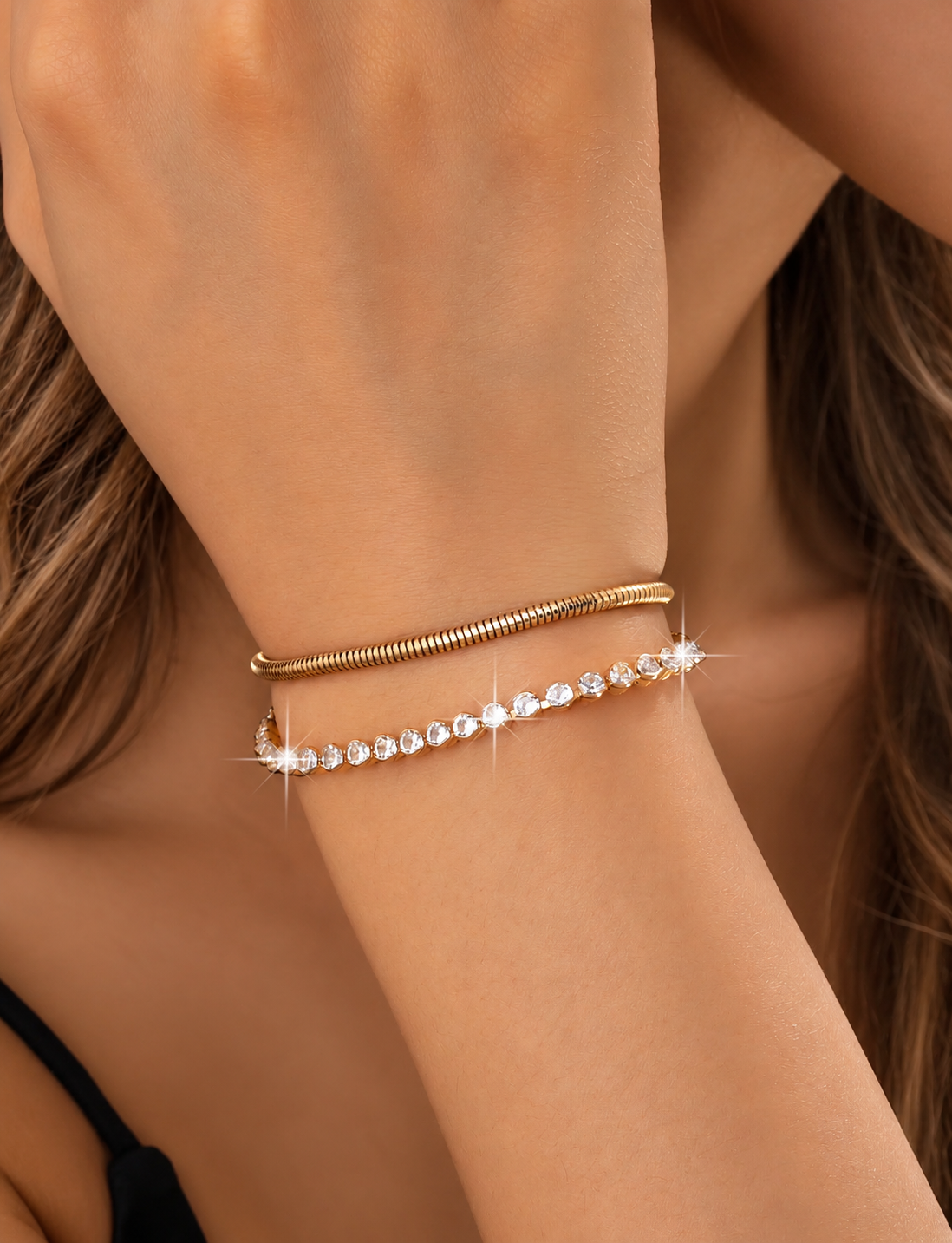 The Golden Hour Bracelet Stack