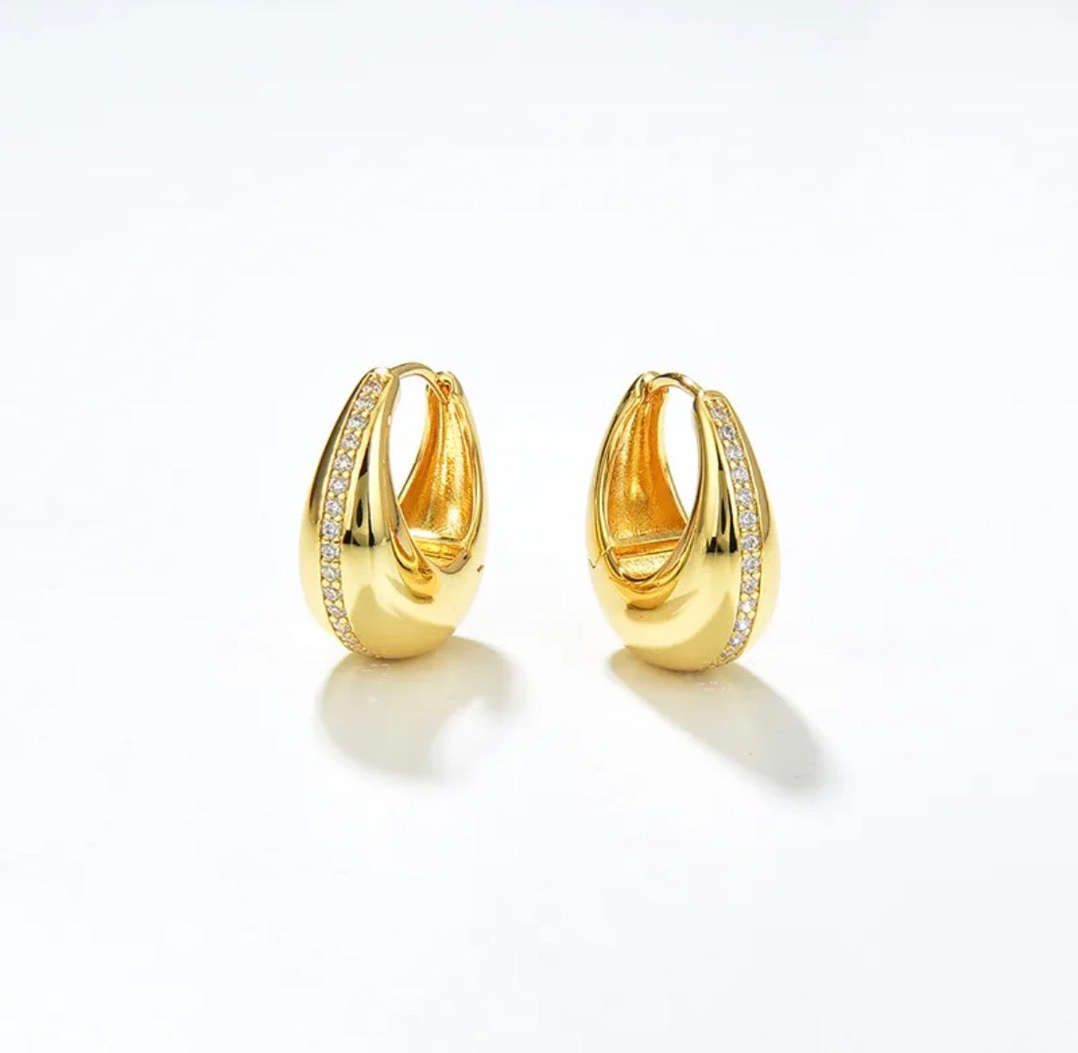 Luxury Sparkle Hoops