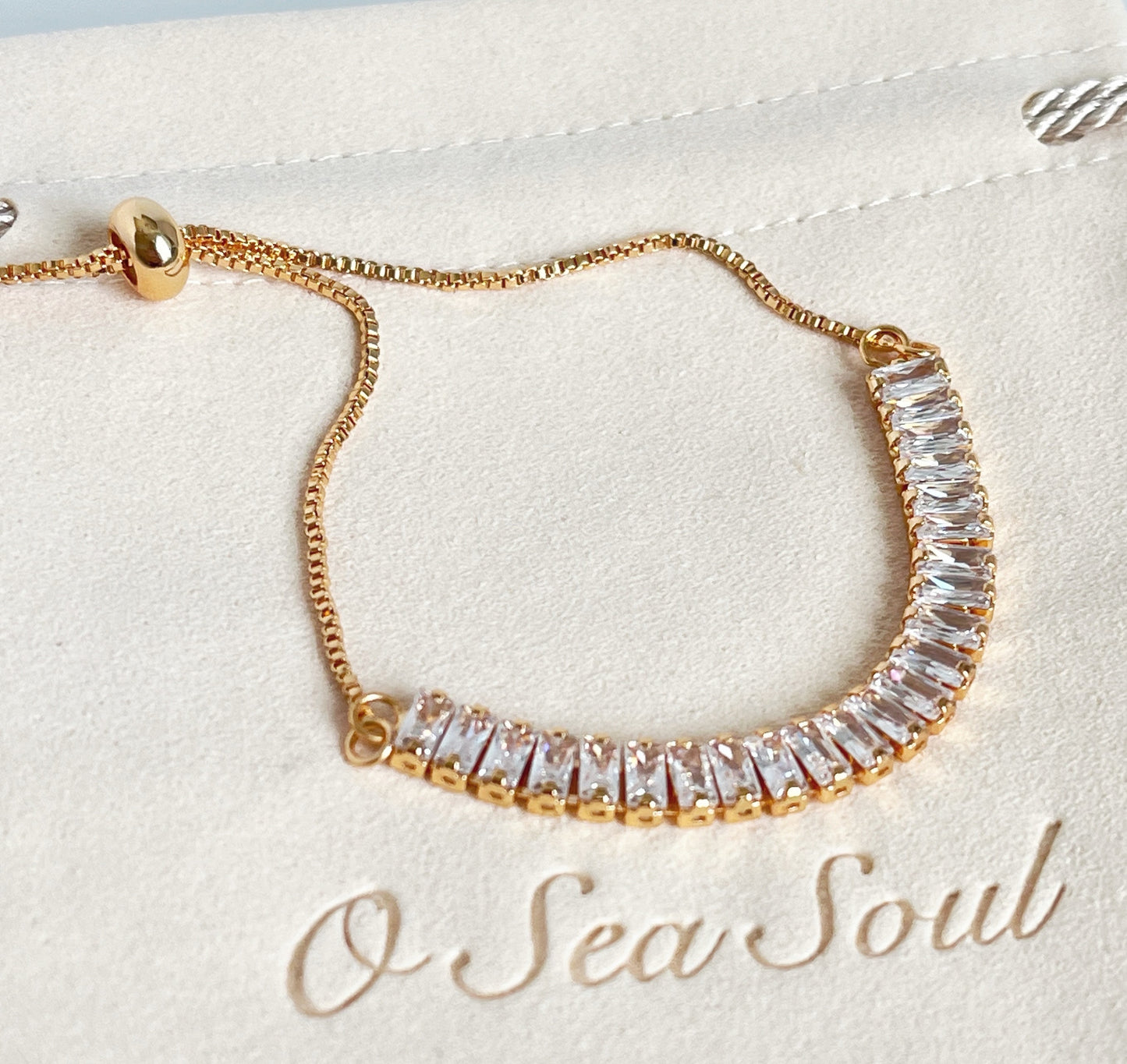Golden Dawn Tennis Bracelet