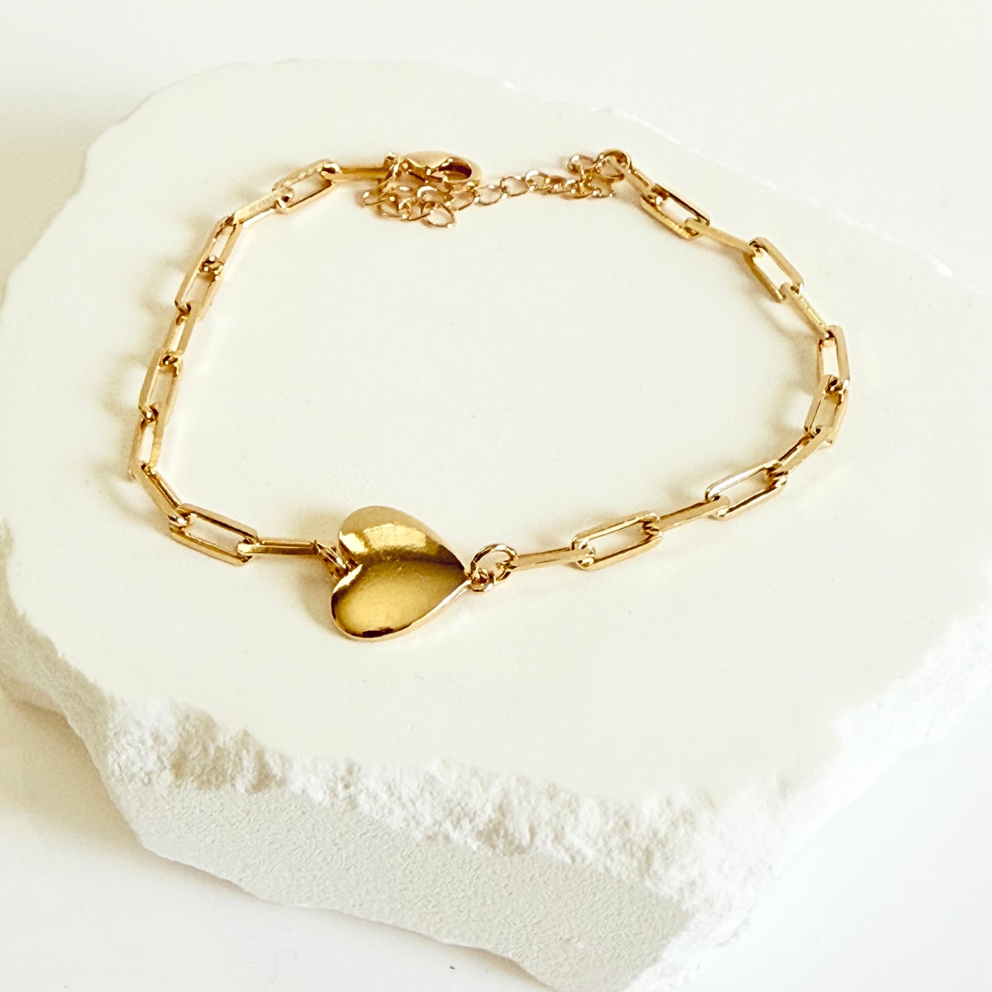 Paperclip Heart Bracelet