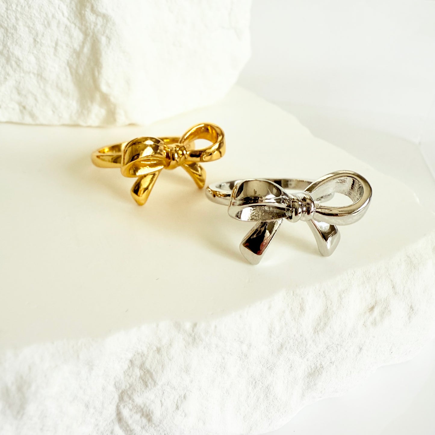 Silver Bow Ring