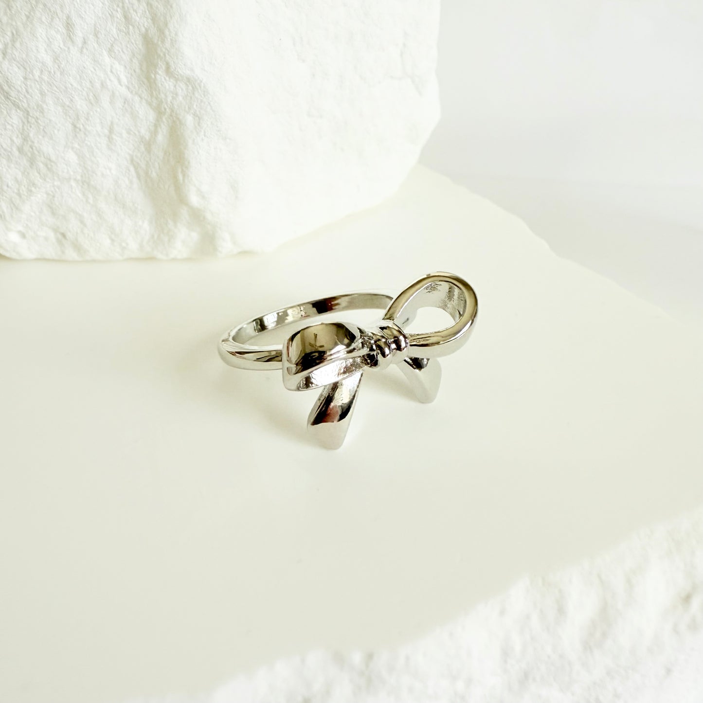 Silver Bow Ring