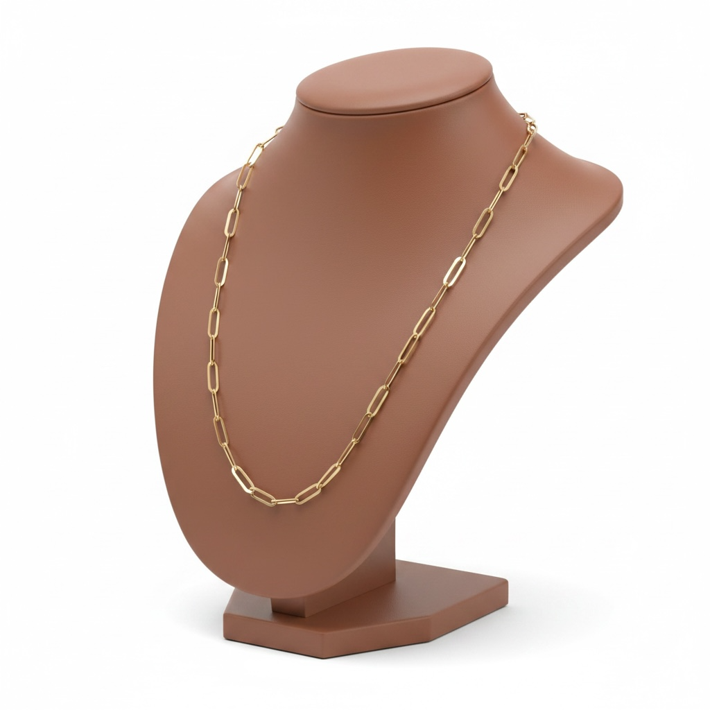 Paperclip Chain Mini Link Necklace