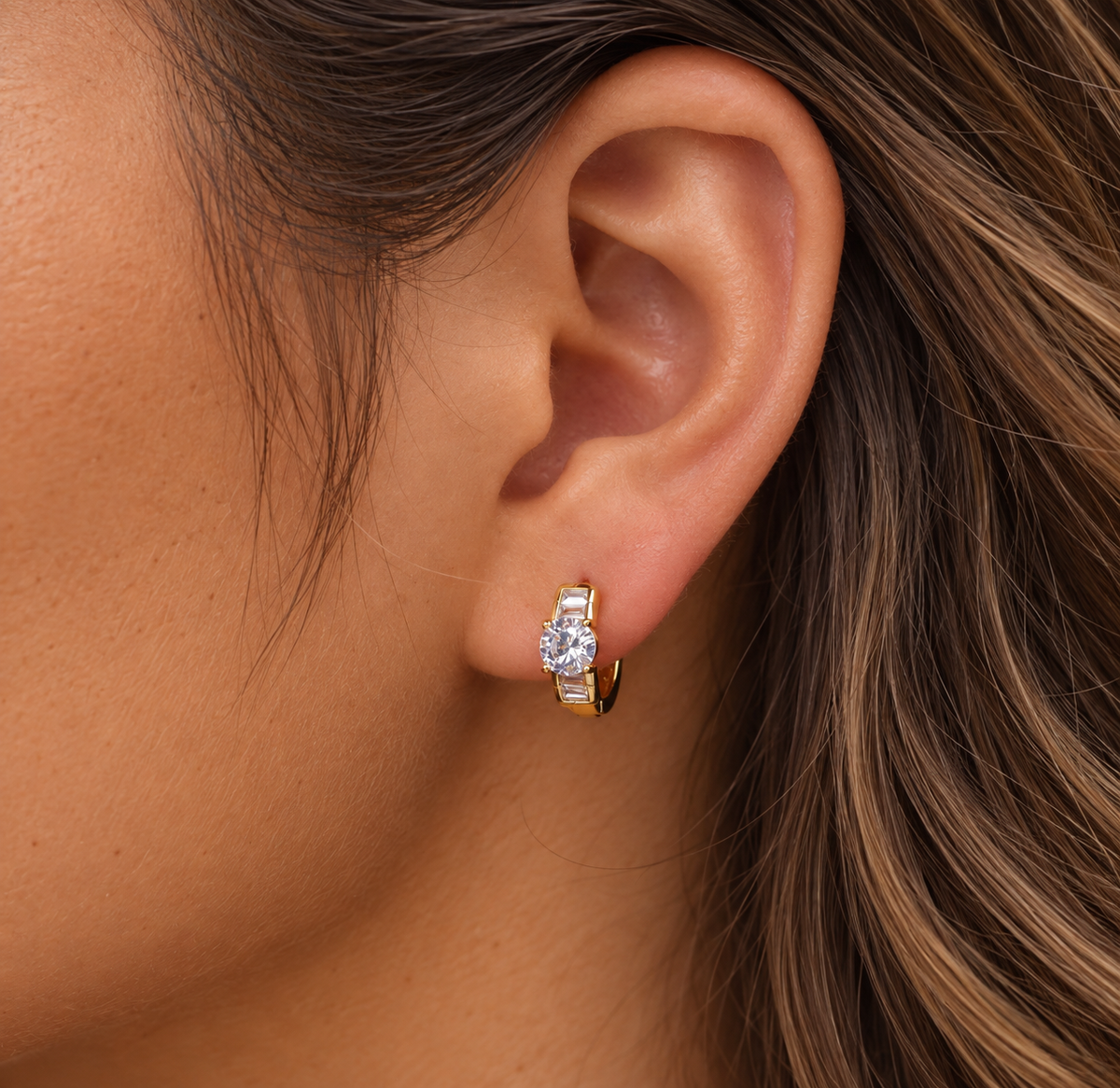 The Ever After Huggie Earrings