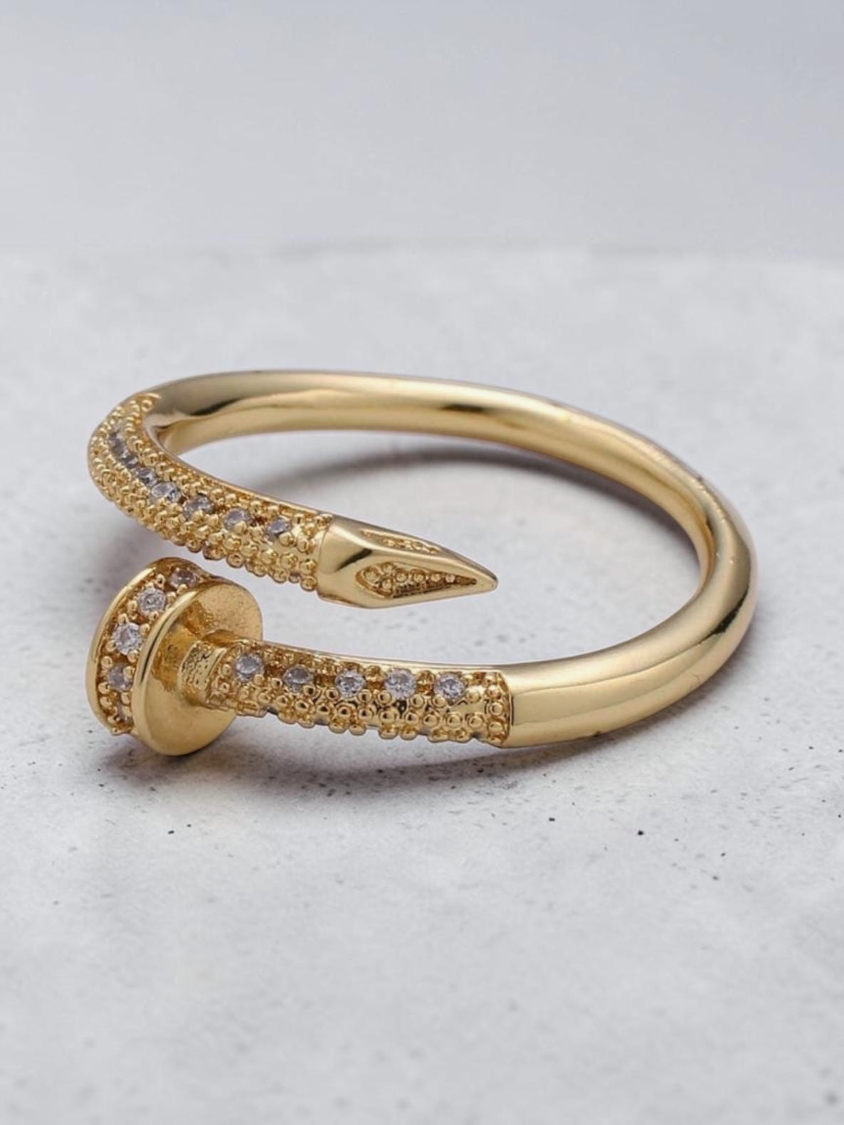 Beaded Nail Ring