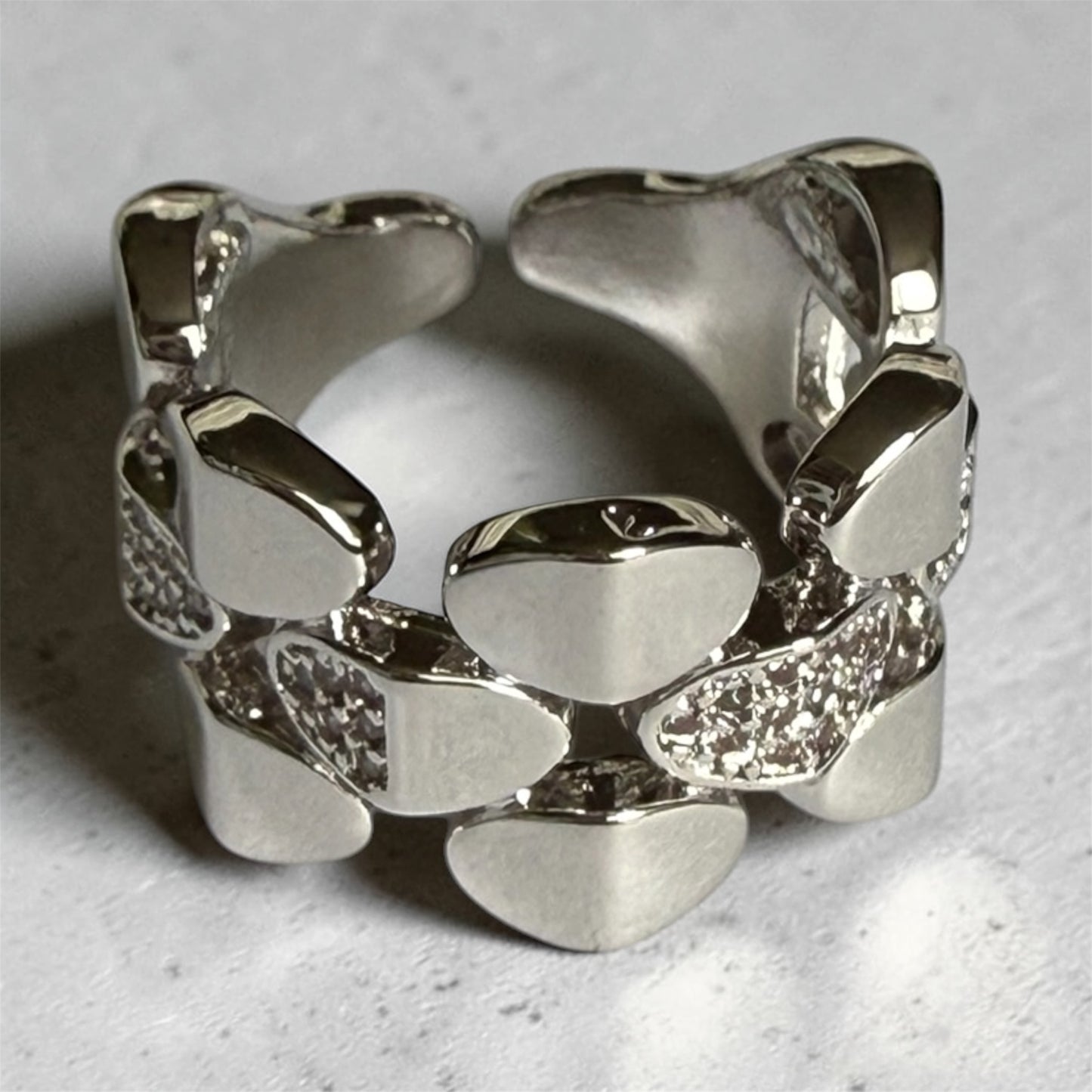 Watchband in Pave & Silver