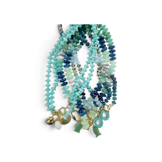 Beaded Coastal Marine Necklace