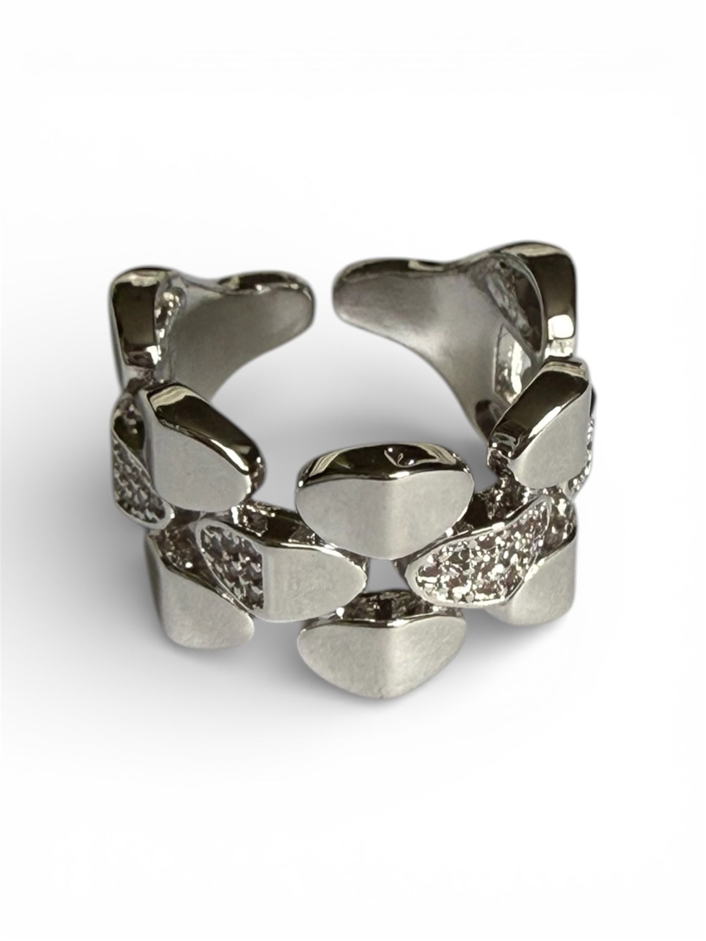 Watchband in Pave & Silver