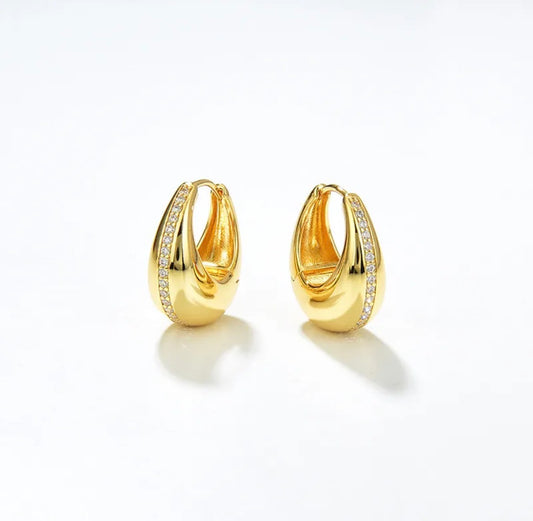 Luxury Sparkle Hoops