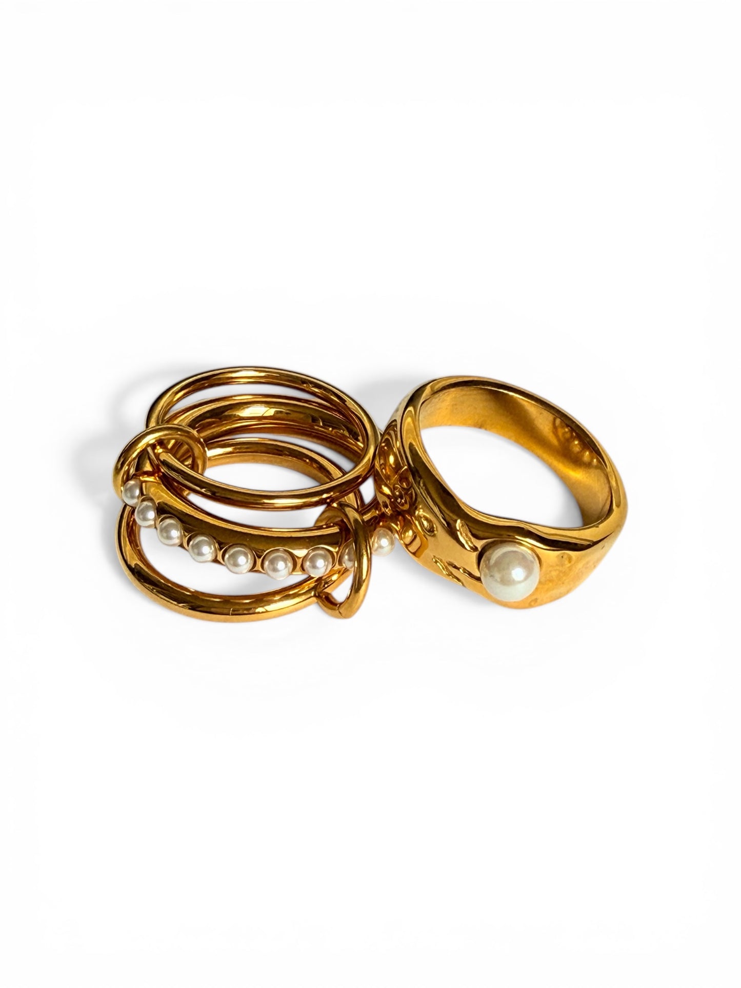 Pearl Band Ring