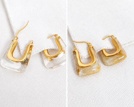 Cashmere & Crystal Earrings
