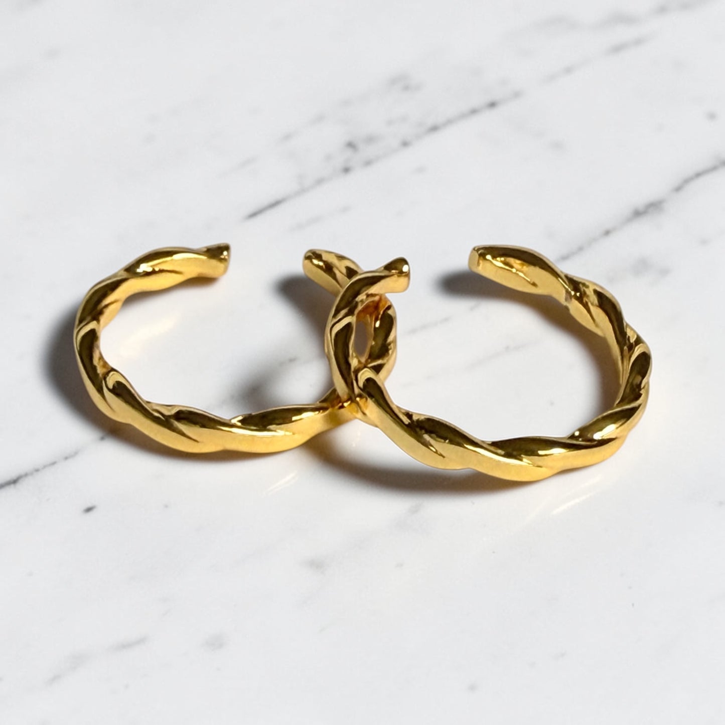 Roped in Gold Ring