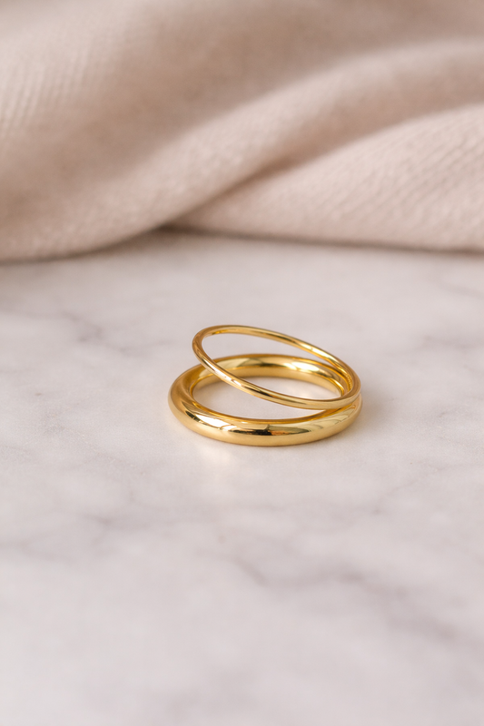 Hannah Double Band Ring