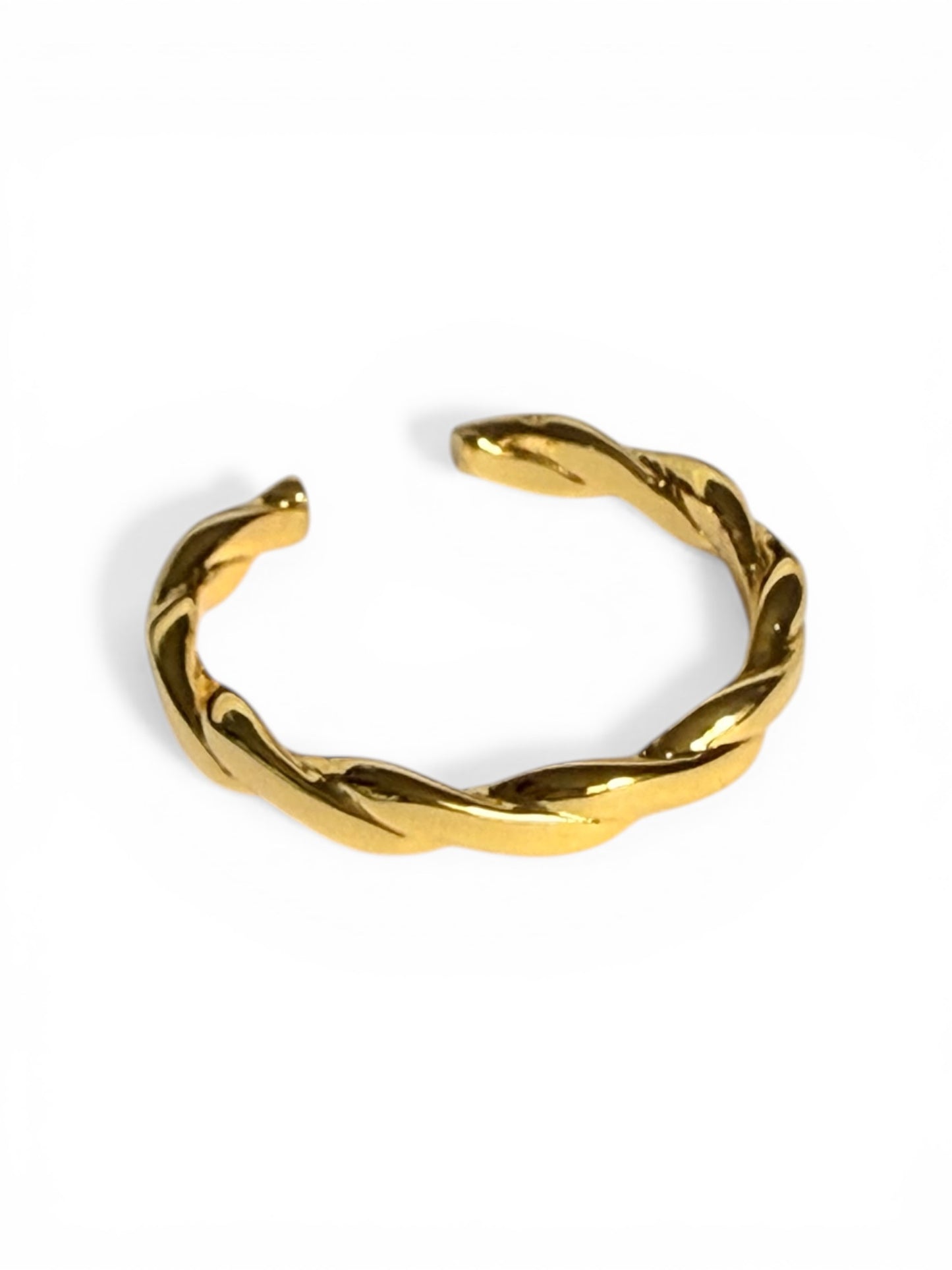 Roped in Gold Ring