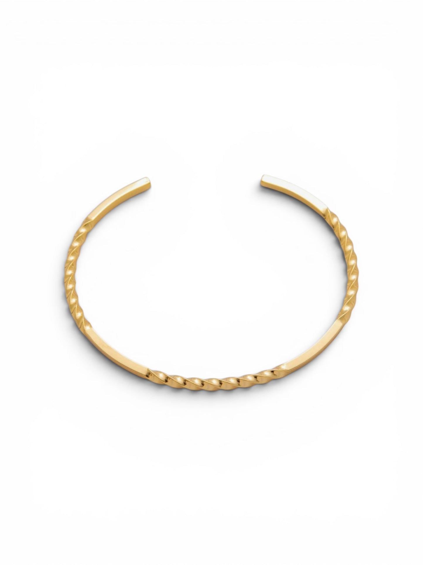 Twisted on Gold Cuff