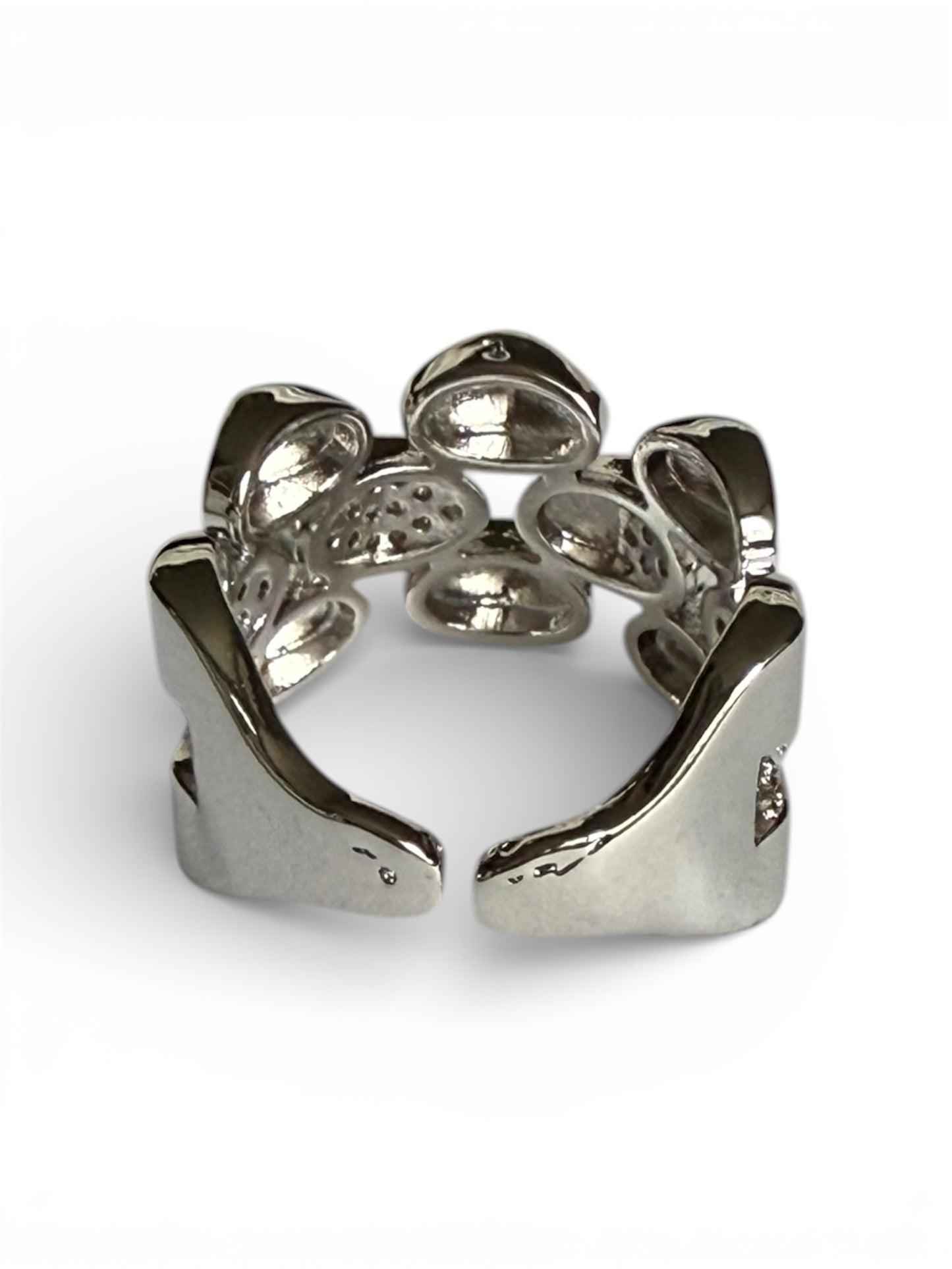 Watchband in Pave & Silver