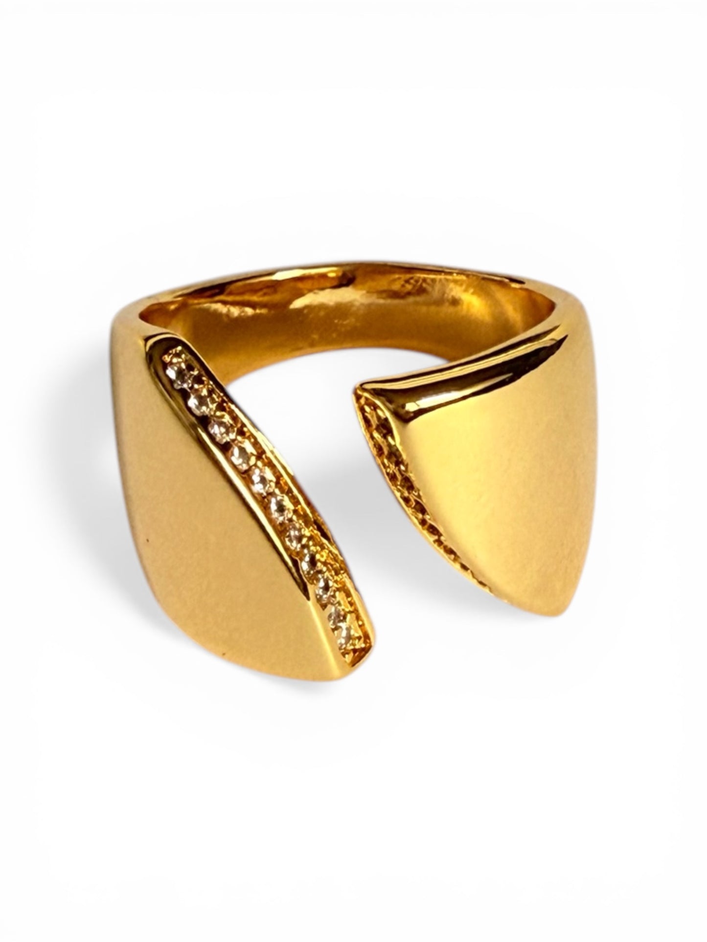 Wrapped Up in Bling & Gold Ring