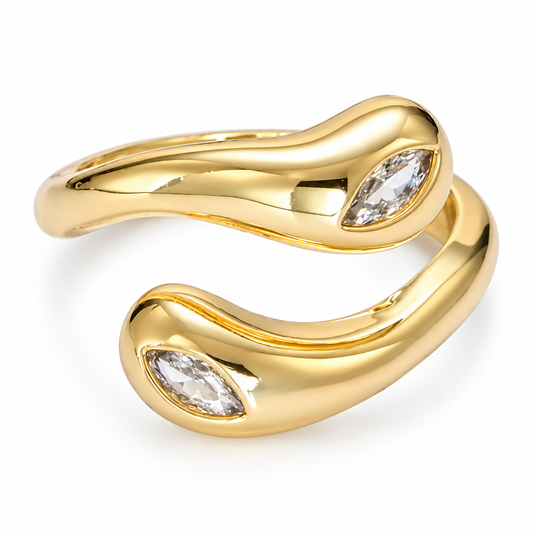 Tidal Kiss Ring