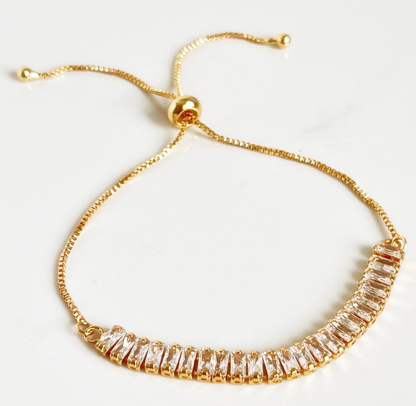 Golden Dawn Tennis Bracelet