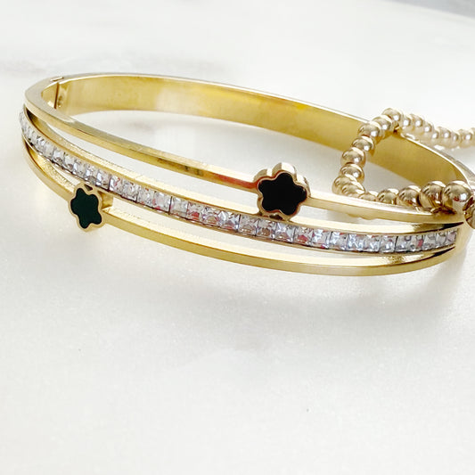Double Clover Bangle