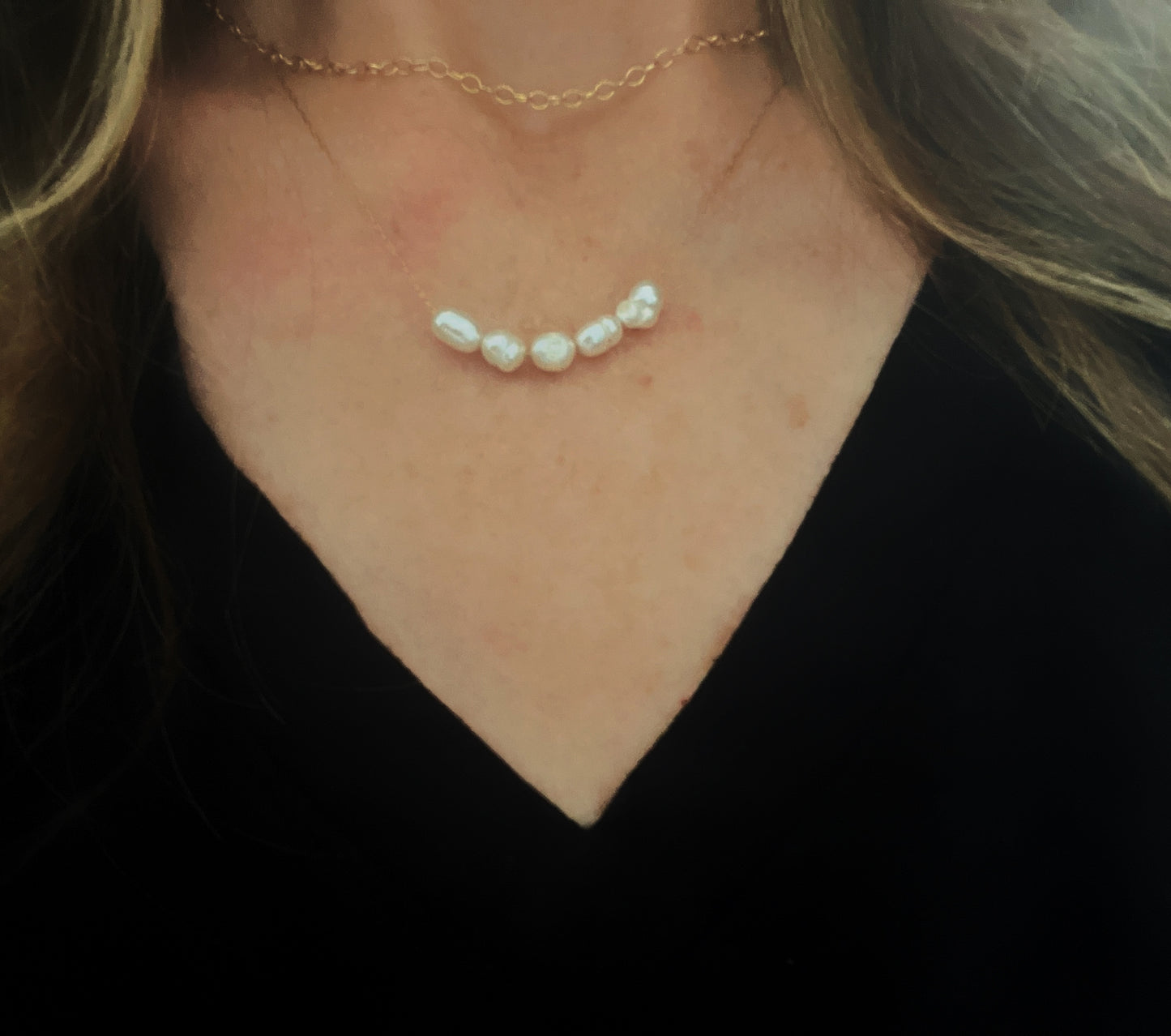 Serenity Strand Pearl Necklace