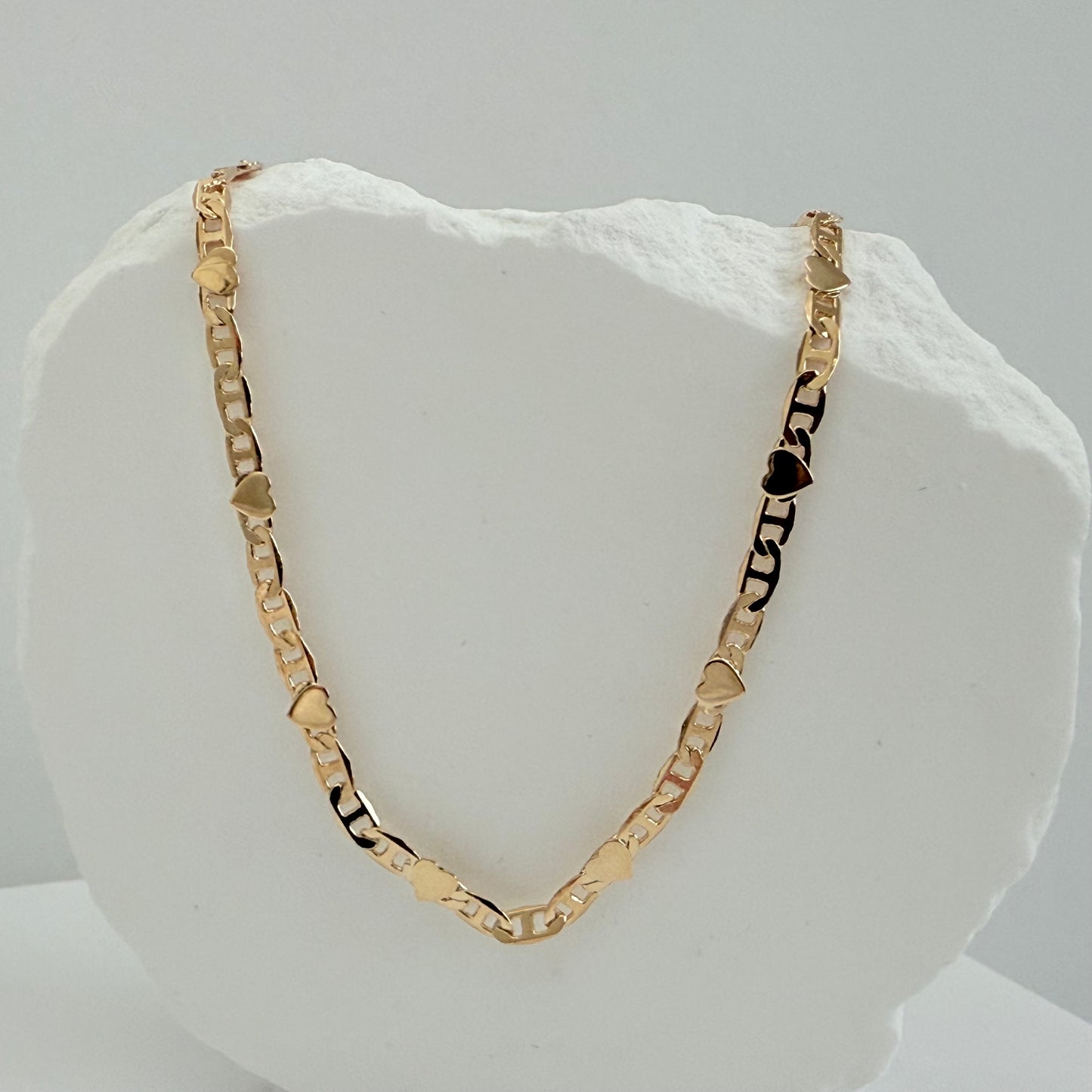 Heart Mariner Chain Necklace