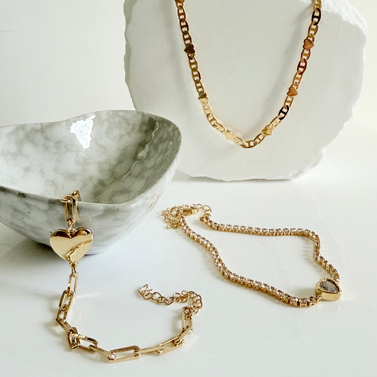 Heart Mariner Chain Necklace